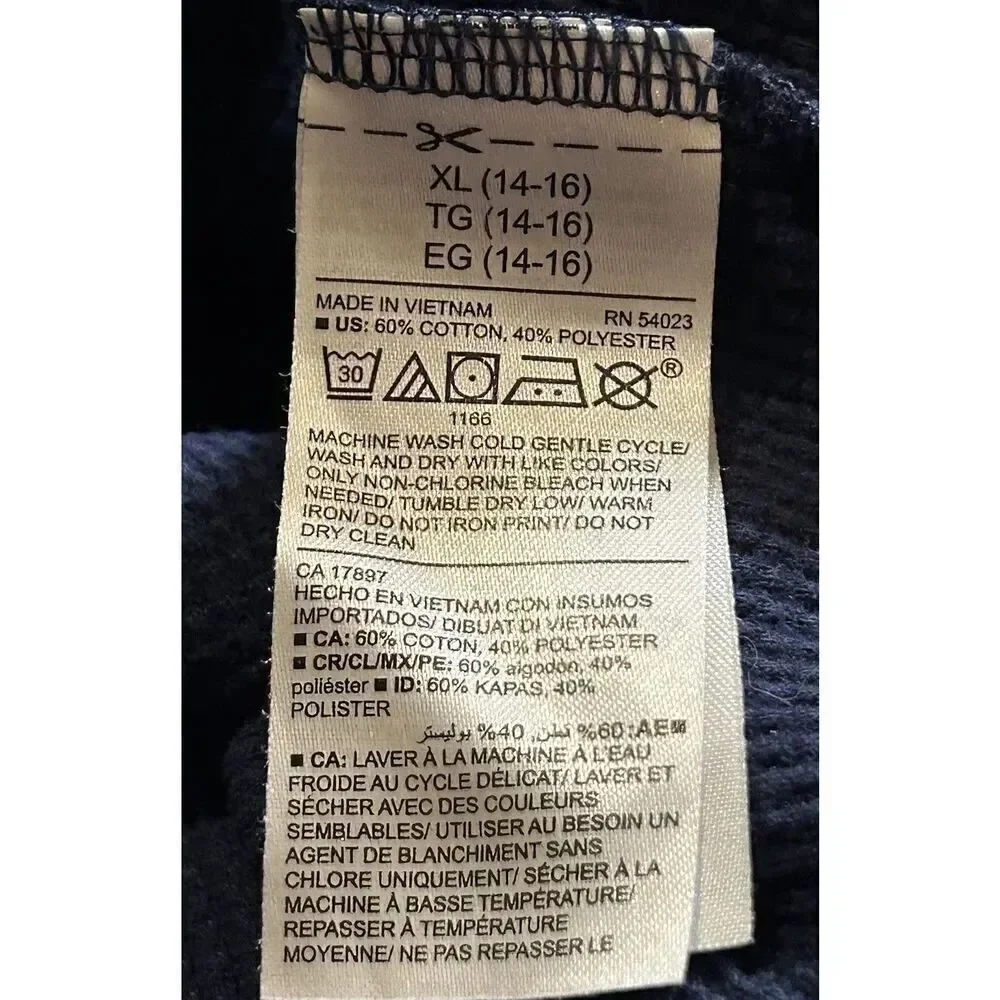 Old Navy Kid Boys Long-Sleeve Waffle Knit Shirt Top Size XL 14/16